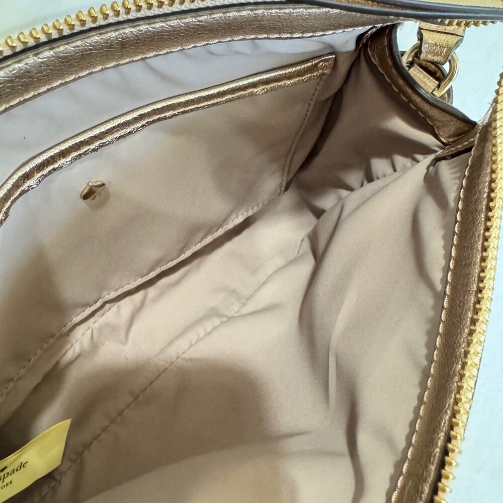 KATE SPADE Holiday Lane Val Crossbody Bag in Rose Gold - Picture 6 of 11